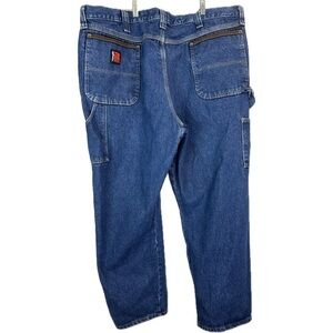 Wrangler Riggs Workwear Men’s Carpenter Utility Blue Jeans 42”x 30”